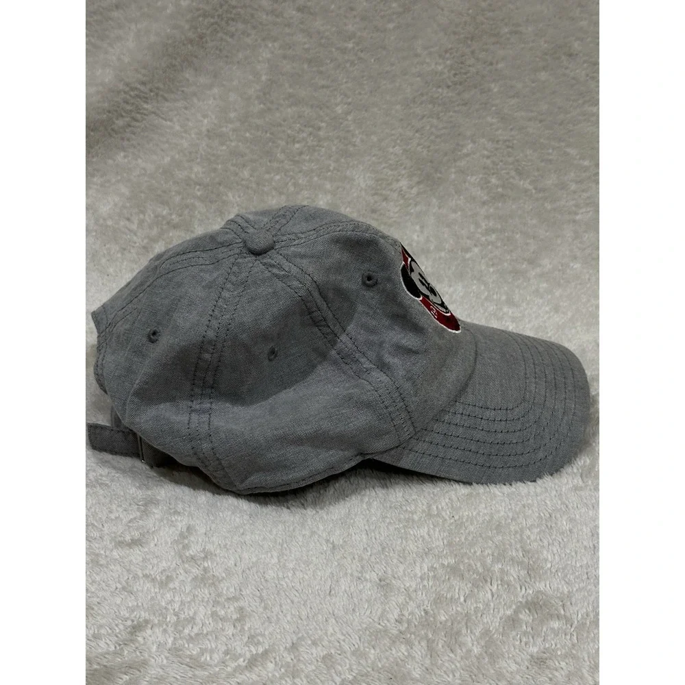 DISNEY Mickey Mouse Gray Cap‎ Hat Adjustable Strap OSFM RN 115665